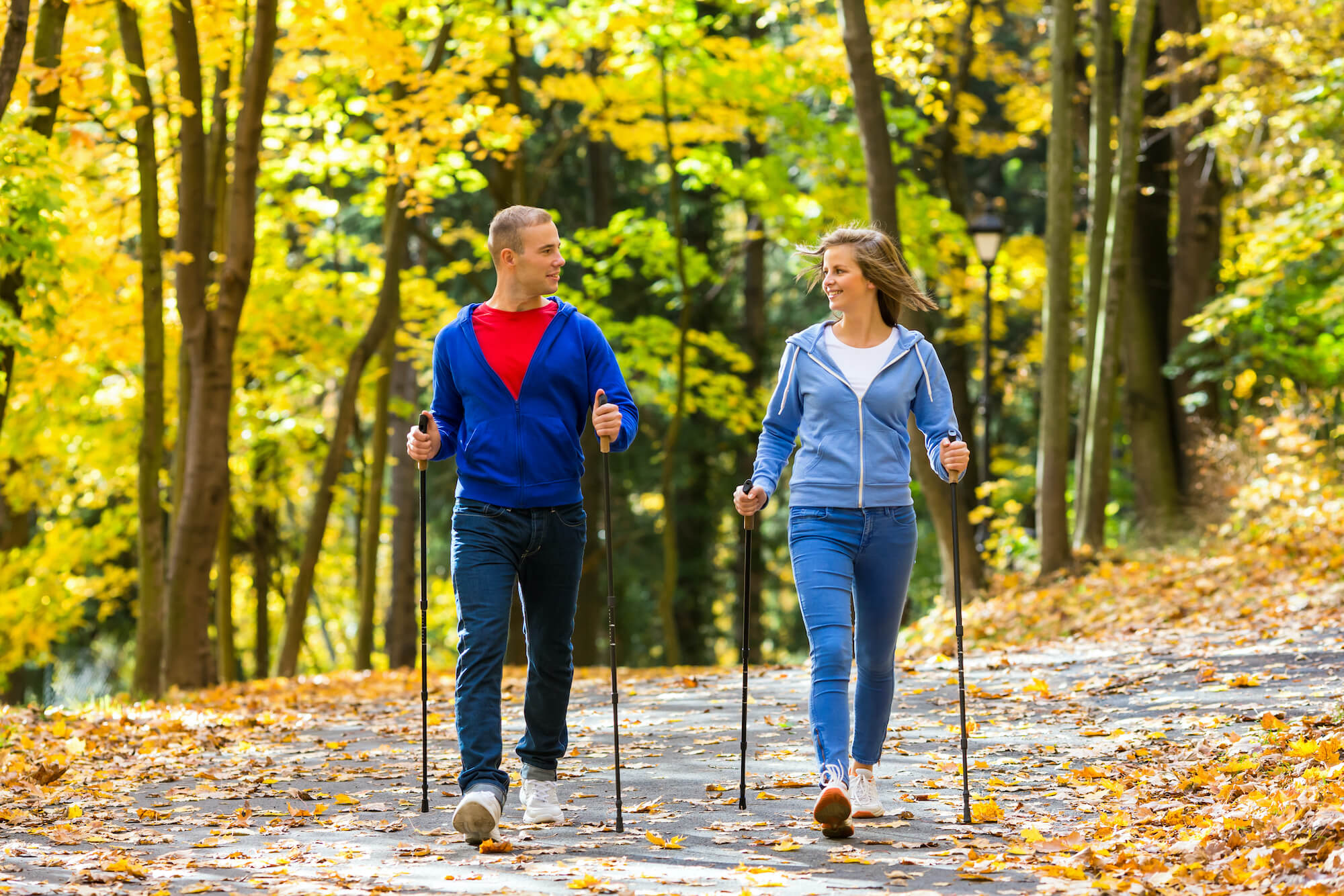 Nordic Walking im bayerischen Wald